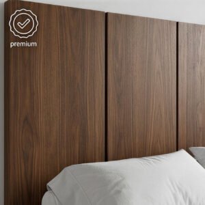 Wood Panel Headboard Walnut OEM